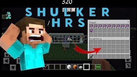 EASY 1.19 SHULKER FARM TUTORIAL IN MINECRAFT BEDROCK (MCPE/XBOX/PS4/NINTENDO SWITCH)