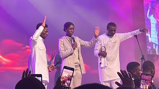 Nathaniel Bassey Called MOSES BLISS and His Wife MARIE on stage to Pray for single Ladies and Gents