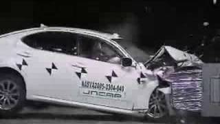 Crash Test 2007 Lexus IS 250 (Frontal) JNCAP Lexus Is 250 Awd 2007