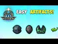 Valguero Spider Cave GET 3 EASY ARTIFACTS Strong &amp; immune | ARK Survival Ascended