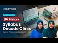 Orientation Program 11.0 | Session 9 - Syllabus Decode Clinic | BA History 1st Year #ignouclasses
