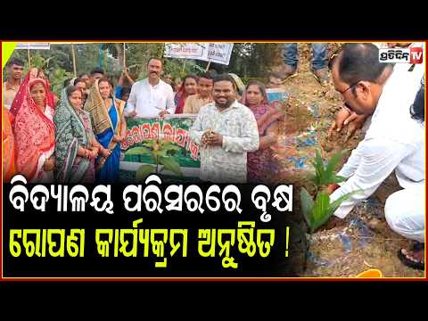 ସିଙ୍ଗିରି ଉଚ୍ଚ ବିଦ୍ୟାଳୟ ପରିସରରେ ବୃକ୍ଷ ରୋପଣ କାର୍ଯ୍ୟକ୍ରମ ଅନୁଷ୍ଠିତ ! jagatsinghapur news