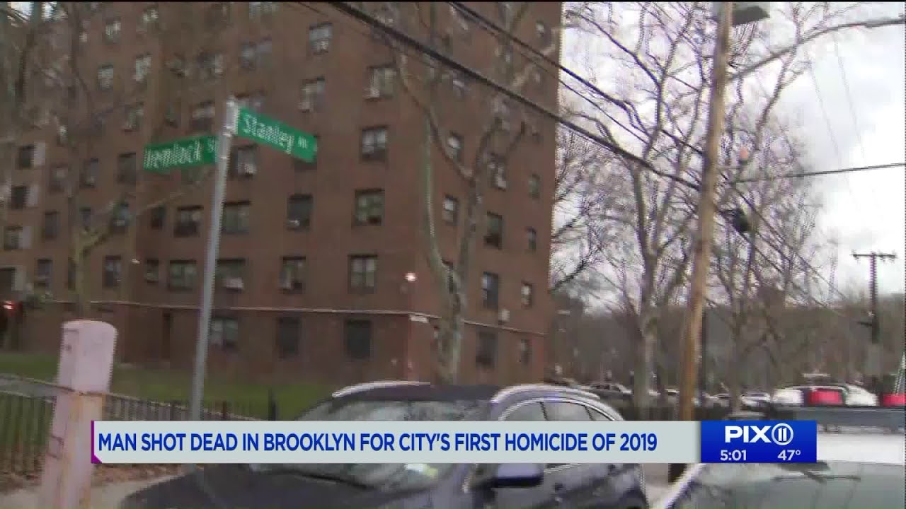 Brooklyn man fatally shot in NYC`s first homicide of 2019 - YouTube