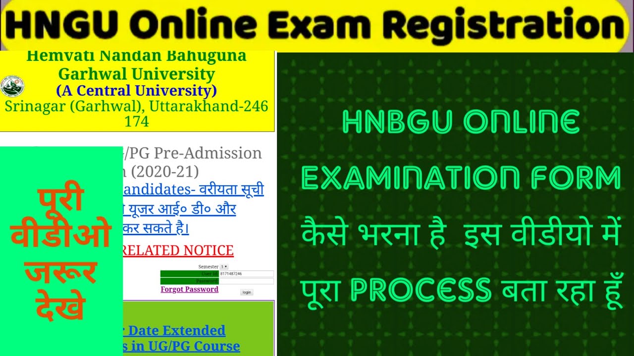 online assignment hnbgu