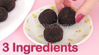 3-INGREDIENT CREAMY AND DELICIOUS OREO TRUFFLES | DIY Easy Chocolate Truffles Recipe | Baking Cherry