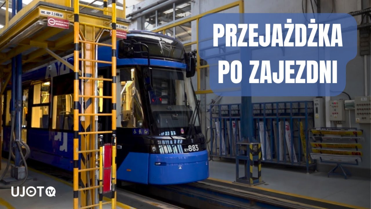 Przejażdżka po Zajezdni │Zajezdnia Tramwajowa Podgórze