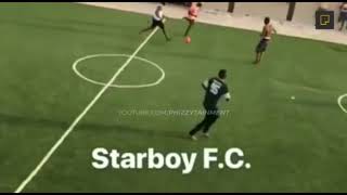 Wizkid Plays  Football With STARBOY FC