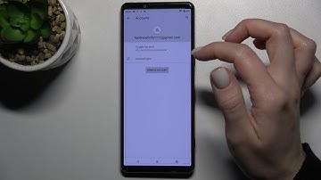 How to Manage Gmail Account on Sony Xperia 5 III - Logout From Gmail Account
