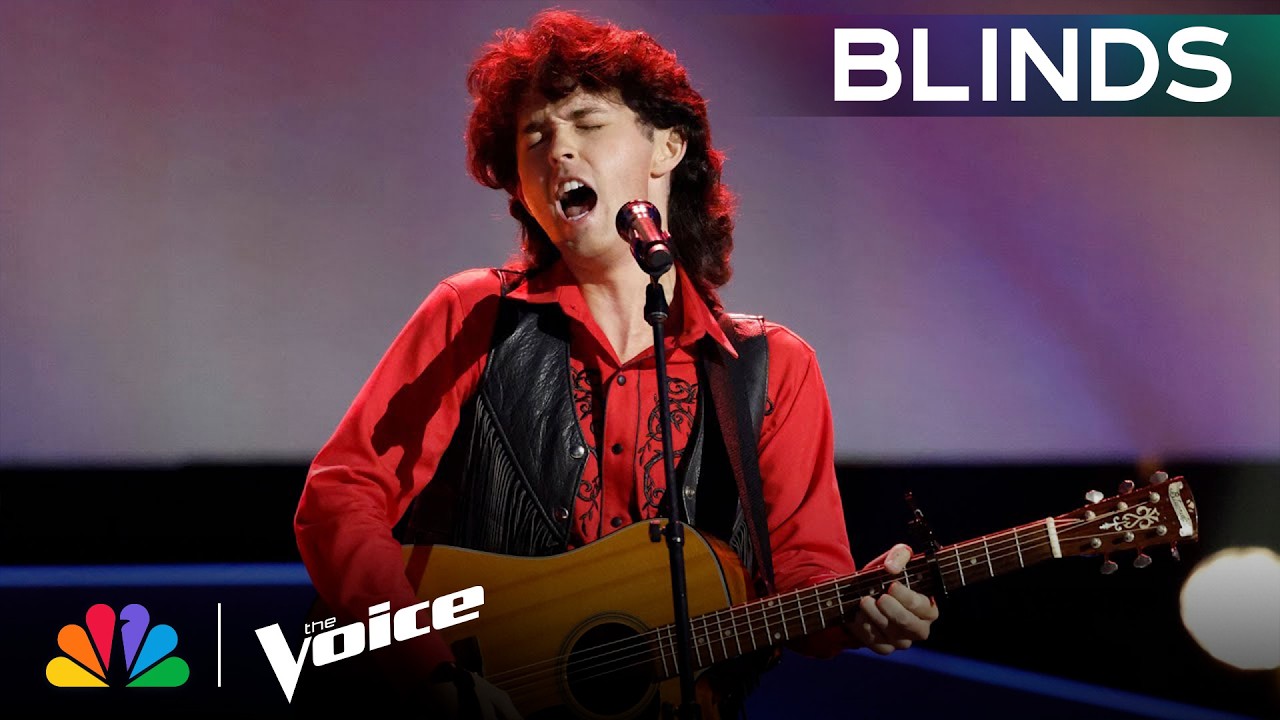 Teenager Brayden Howell ROCKS Garth Brooks’ “Friends in Low Places” | Voice Blind Auditions | NBC