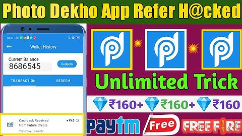 Photo Dekho App  Refer Baypass Trick | Photo Dekho App Unlimited Trick | Photo Dekho App | photo app