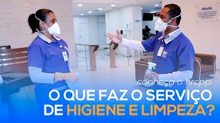 COMO É FEITA a LIMPEZA de UM HOSPITAL? | #ConheçaOHRCPP