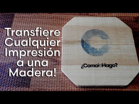 Video: Cómo Transferir La Impresión