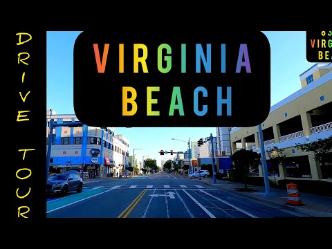 4K DRIVE TOUR - TOURING VIRGINIA BEACH IN MID AUGUST 2022