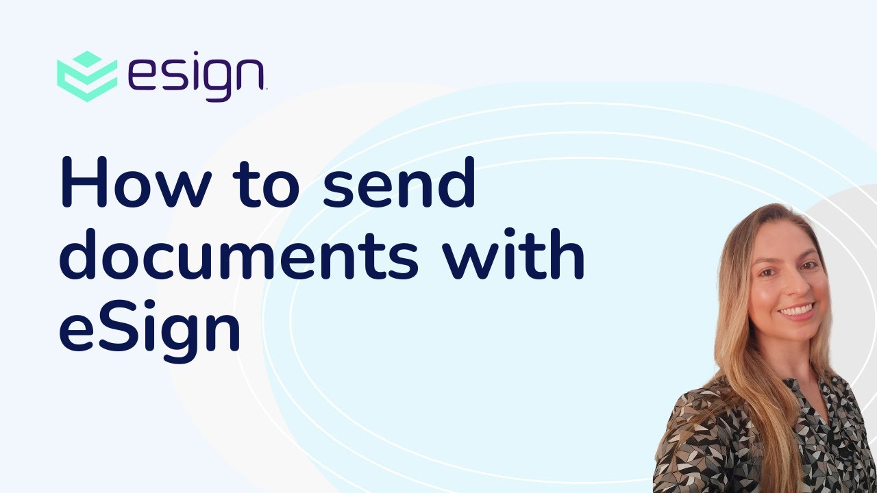How to Send Documents with eSign - YouTube