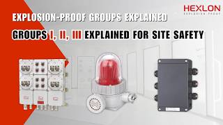 How to Choose Explosion-Proof Equipment? Understanding Group I, II, and III