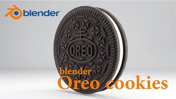 Quickly, how did I make Oreo cookies using the Blender program
