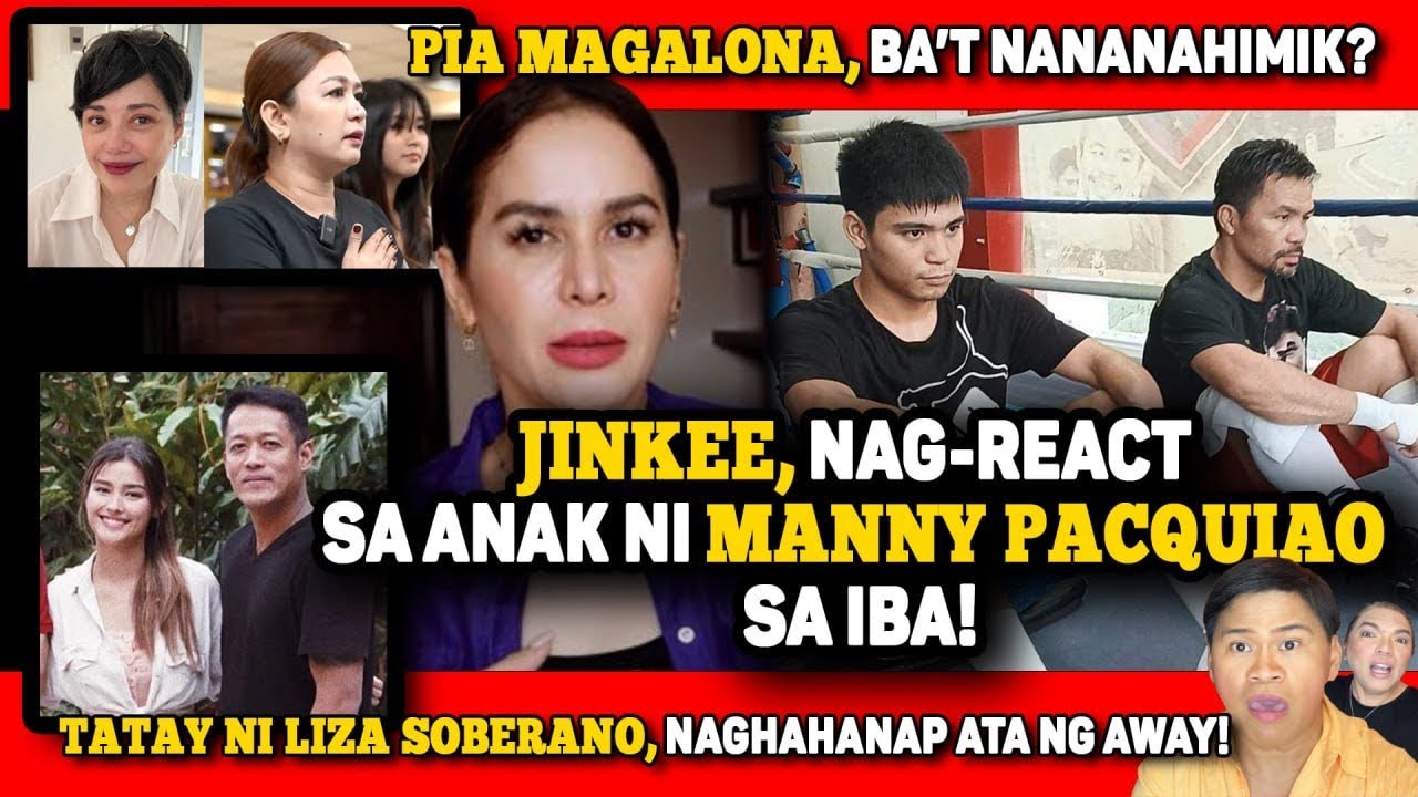 JINKEE PACQUIAO, NAG-REACT SA ANAK SA IBA NI MANNY! 🔴 PIA MAGALONA, BA'T NANANAHIMIK?