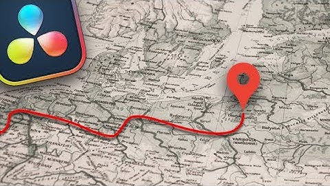 The Map TRAVEL Effect by Indiana Jones | Davinci Resolve Tutorial