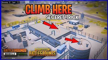 TOP 2 PUBG MOBILE TIPS AND TRICKS FOR PUBG LIVIK MAP 2.2 UPDATE | HOW TO CLIMB POWER PLANT ROOFTOP