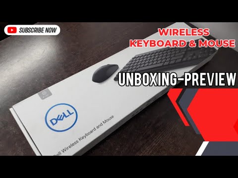 Dell Wireless Keyboard and Mouse (Combo) Unboxing | Dell KM3322W Keyboard Mouse | Wireless Keyboard