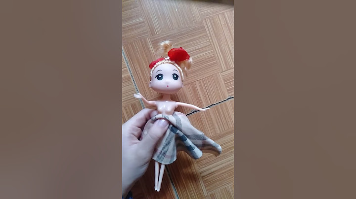 Hướng dẫn cách làm váy bằng vải cho búp bê chibi siêu dễ ( tiếp )