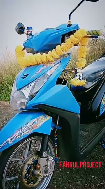 Honda Beat Fi babylook||Super Blue||Story Wa 30 detik