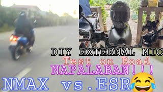 Napalabandiy External Mic Using Only Hosetest On Road 4K Sportcamera