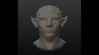 Timelapse 3D Rendering - Vampire - Using Sculptris