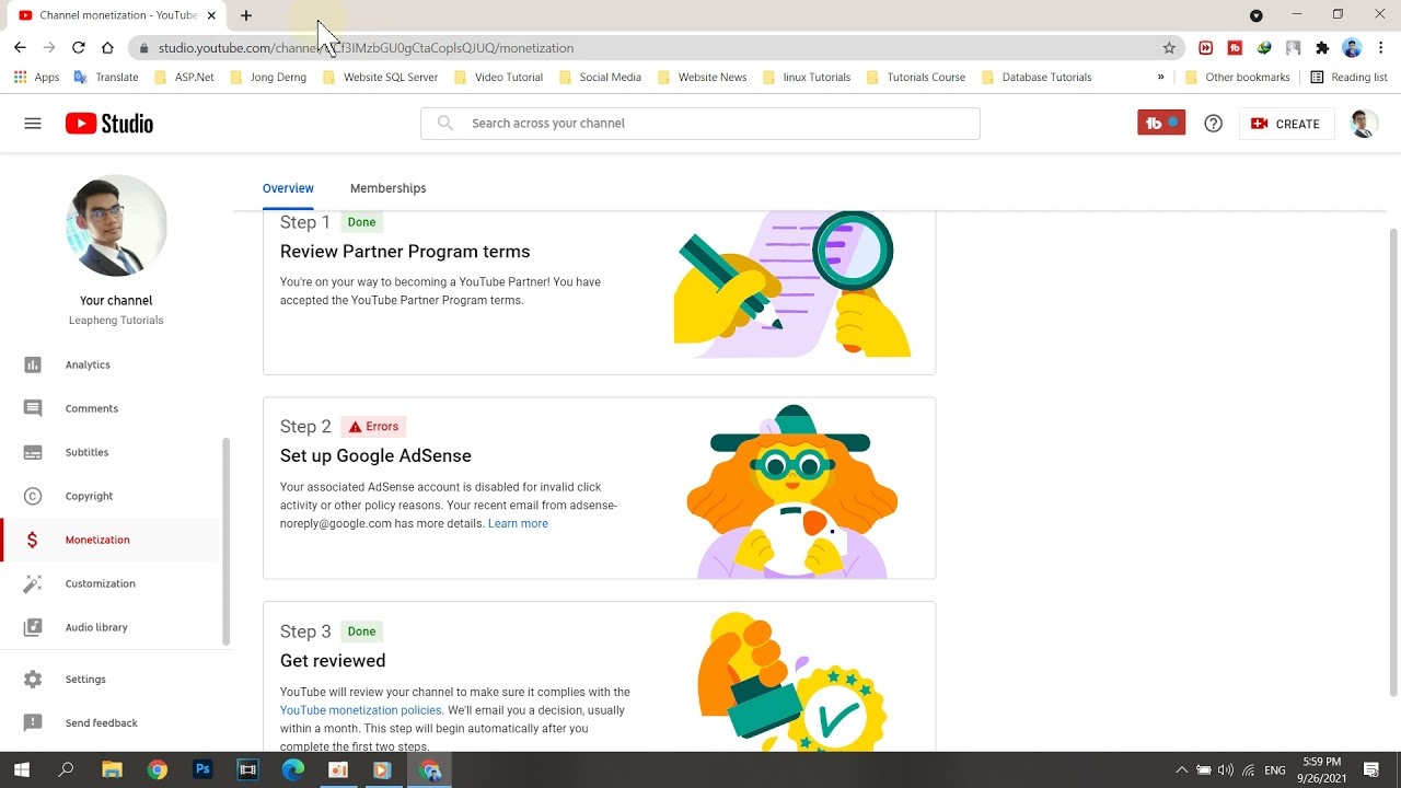 How to delete or cancel google AdSense disable
