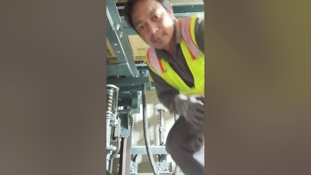 elevator compensating chain settings YouTube