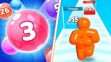 Tall Man Run VS Marble Run 3D Big Update Android iOS Gameplay Walkthrough 4K Ep980