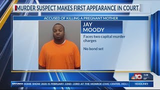No bond set for man accused of killing a pregnant woman