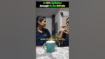 Is 70% Syllabus is Enough to Get 99%ile🤔📝 #jee2025 #jeeexam #jeepercentile #jeepreparation #shorts