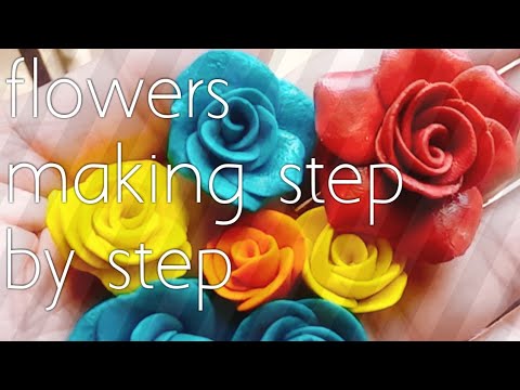 Video: How To Make Flowers From Dough