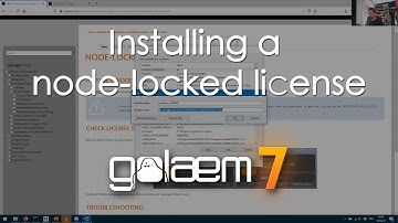 Installing a node-locked license