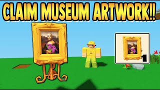 how to CLAIM the ARTWORK!! Roblox islands