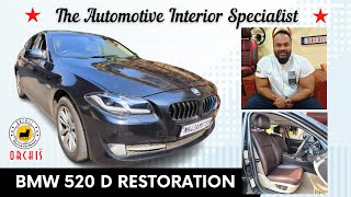 BMW 520 D Seat Cover Upholstery | Door Pads | BMW 520 D Interior Customization | Modification Mumbai