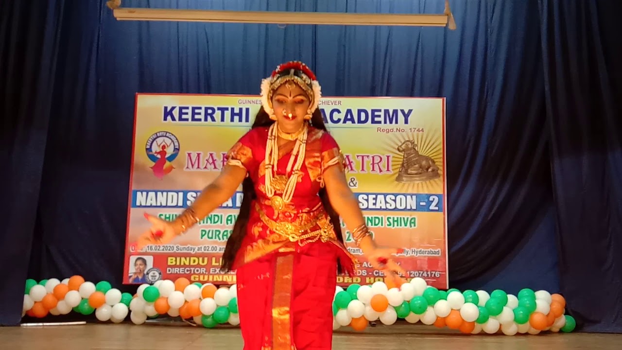 Durga tharangam Kuchipudi dance by Bhuvana