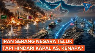 Strategi Perang Iran: Bombardir Negara Teluk, tapi Hindari Kapal Perang AS dan Israel