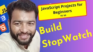 JavaScript Stopwatch: Day 19 | HTML, CSS, & JS | 60-Day Challenge
