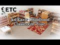 An early childhood classroom tour at the etc montessori showroom