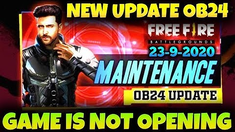 Free Fire New Update game not open problem ||🔥23 September not Game open problem solve | ob24 update