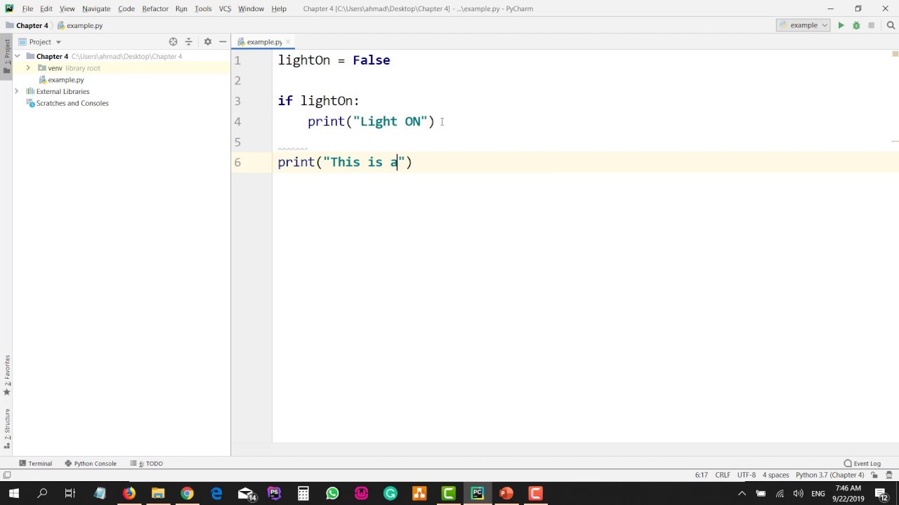 CPIT110 Chapter 4 (#42): 4.4 if Statements - YouTube