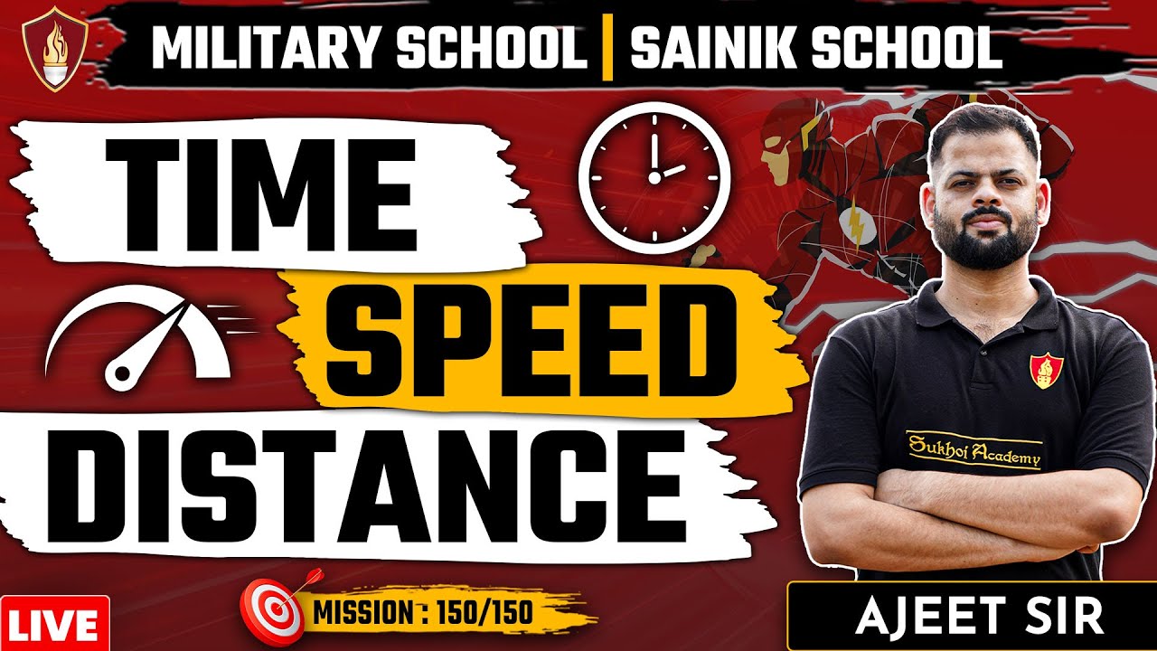 Time, Speed & Distance - Military School Coaching | Military School ...