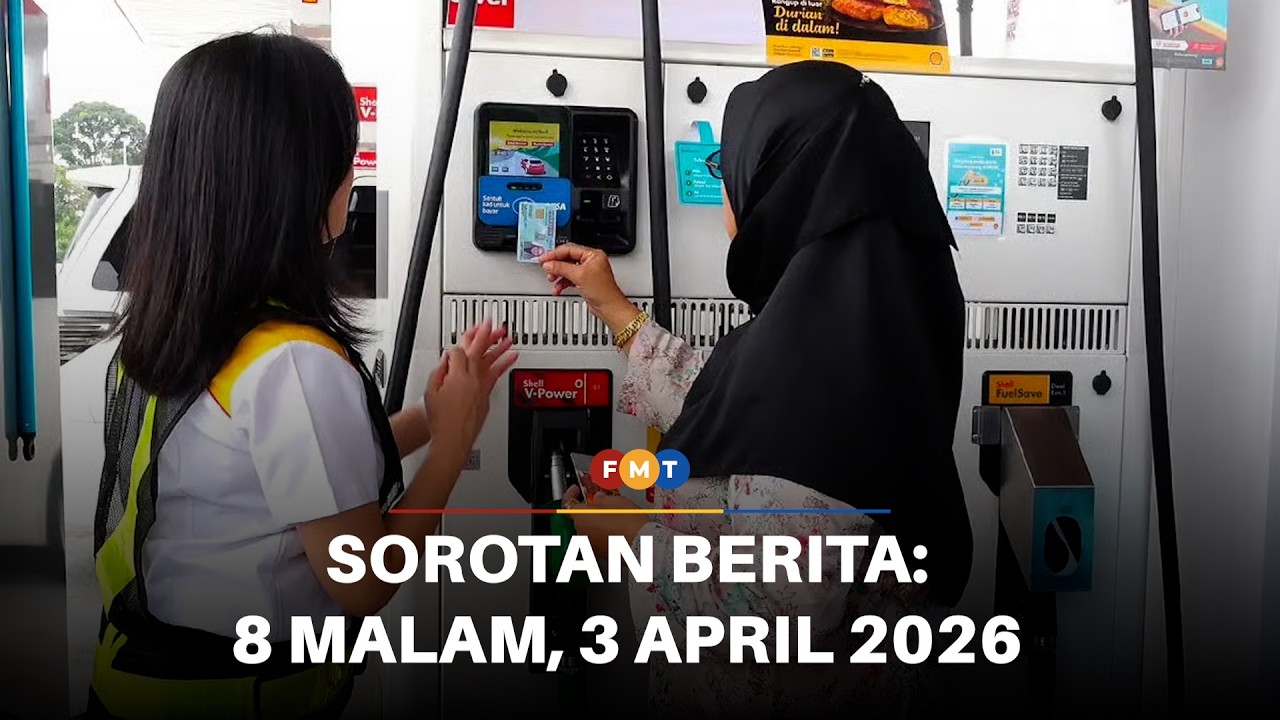 Sorotan Berita: 8 malam, 3 April 2026