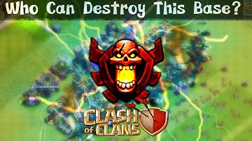 Who Can Destroy This Base? |  Impossible Base Vs 100 Every Troops