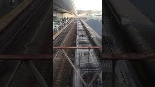 【JR京都駅〜train roof view〜】〜新快速電車発車お見送り〜屋根観察〜