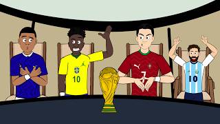 Lego World Cup Ft. Ronaldo Vs Messi Vs Mbappé Vs Vini Jr