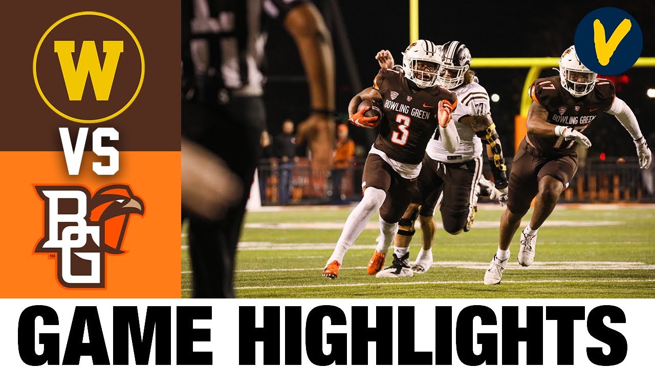 Western Michigan Vs Bowling Green 2022 College Football Highlights