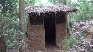 Primitive technology:Birds house-part 2-Primitive life-wilderness!!!😍